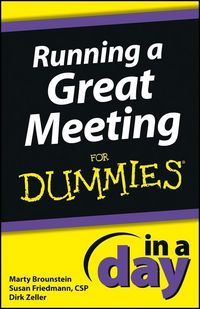 Produktbild: Running a Great Meeting In a Day For Dummies