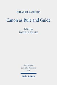 Produktbild: Canon as Rule and Guide