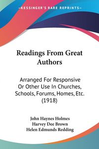 Produktbild: Readings From Great Authors