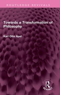 Produktbild: Towards a Transformation of Philosophy