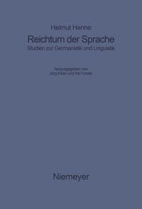 Produktbild: Reichtum der Sprache