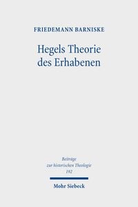 Produktbild: Hegels Theorie des Erhabenen