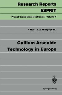 Produktbild: Gallium Arsenide Technology in Europe
