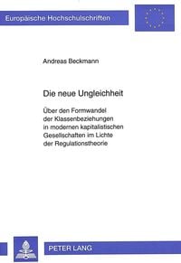 Produktbild: Die neue Ungleichheit