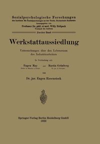 Produktbild: Werkstattaussiedlung