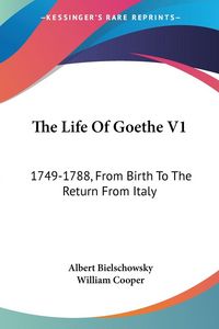 Produktbild: The Life Of Goethe V1