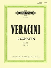 Produktbild: Veracini, F: 12 Sonatas for Alto Recorder (Flute/Violin) and
