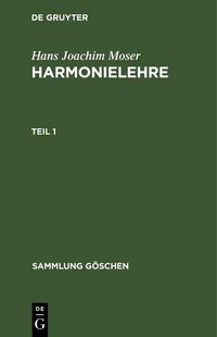 Produktbild: Harmonielehre. Teil 1
