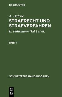 Produktbild: Strafrecht und Strafverfahren
