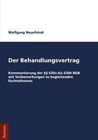Produktbild: Der Behandlungsvertrag