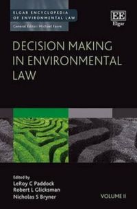 Produktbild: Decision Making in Environmental Law