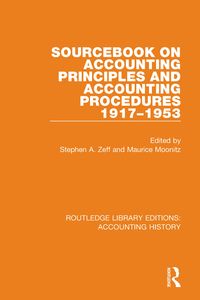 Produktbild: Sourcebook on Accounting Principles and Accounting Procedures, 1917-1953