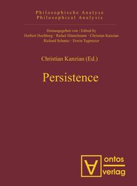 Bild vom Artikel Persistence vom Autor Christian Kanzian
