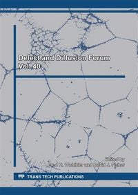 Produktbild: Defect and Diffusion Forum Vol. 40