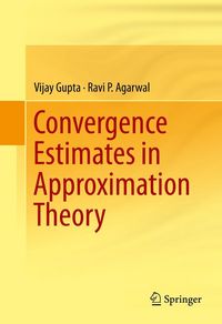 Produktbild: Convergence Estimates in Approximation Theory