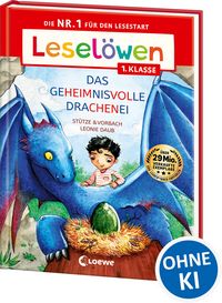 Produktbild: Lesel&ouml;wen 1. Klasse - Das geheimnisvolle Drachenei (Gro&szlig;buchstabenausgabe)