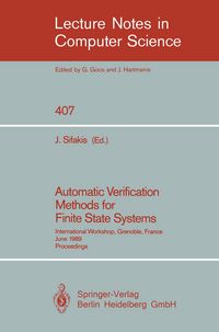 Produktbild: Automatic Verification Methods for Finite State Systems