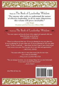 Produktbild: The Book of Leadership Wisdom