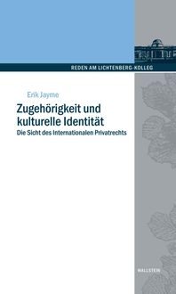 Produktbild: Zugeh&ouml;rigkeit und kulturelle Identit&auml;t