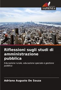 Produktbild: Riflessioni sugli studi di amministrazione pubblica
