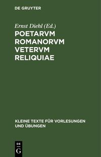 Produktbild: Poetarvm Romanorvm vetervm reliquiae