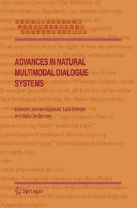Produktbild: Advances in Natural Multimodal Dialogue Systems