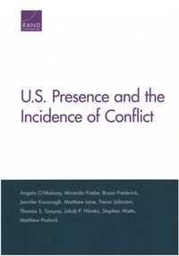 Produktbild: O'Mahony, A: U.S. Presence and the Incidence of Conflict