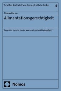 Produktbild: Alimentationsgerechtigkeit