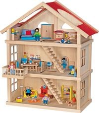 Bild vom Artikel Goki Puppenhaus, Etagen, Bausatz aus Holz vom Autor 