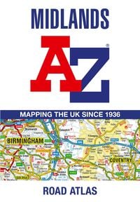 Produktbild: Midlands A-Z Road Atlas