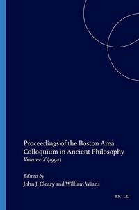 Produktbild: Proceedings of the Boston Area Colloquium in Ancient Philosophy