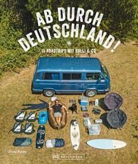Produktbild: Reise-Bildband: Auf Abwegen. 15 Touren mit dem Bulli durch Deutschland.
