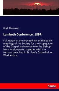 Produktbild: Lambeth Conference, 1897: