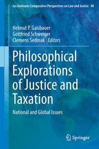 Produktbild: Philosophical Explorations of Justice and Taxation