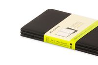 Moleskine Cahier, 3er Set, Pocket/A6, Blanko