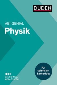 Produktbild: Abi genial Physik: Das Schnell-Merk-System