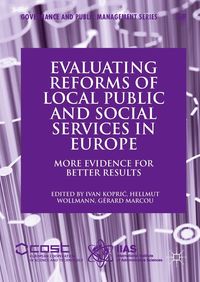 Produktbild: Evaluating Reforms of Local Public and Social Services in Europe