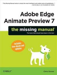Produktbild: Adobe Edge Animate Preview 7: The Missing Manual