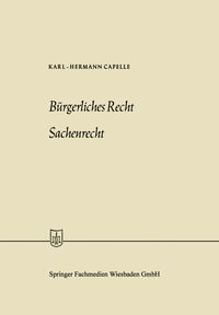 Produktbild: B&uuml;rgerliches Recht Sachenrecht