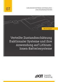 Produktbild: Verteilte Zustandssch&auml;tzung fraktionaler Systeme und ihre Anwendung auf Lithium-Ionen-Batteriesysteme