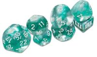 Produktbild: Thracian Azure Swirl Dice - DCC Funky 7-Set