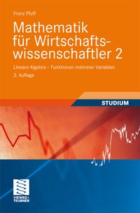 Produktbild: Mathematik f&uuml;r Wirtschaftswissenschaftler 2