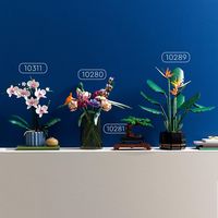 LEGO Icons 10311 Orchidee, Set für Erwachsene mit künstlichen Pflanzen
