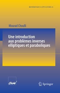 Produktbild: Une introduction aux probl&egrave;mes inverses elliptiques et paraboliques