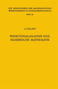 Produktbild: Funktionalanalysis und Numerische Mathematik