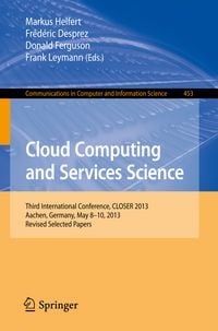 Produktbild: Cloud Computing and Services Science