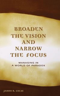 Produktbild: Broaden the Vision and Narrow the Focus