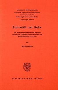 Produktbild: Universit&auml;t und Orden.