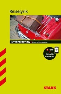 Produktbild STARK Interpretationen Deutsch - Reiselyrik