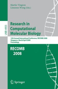 Produktbild: Research in Computational Molecular Biology